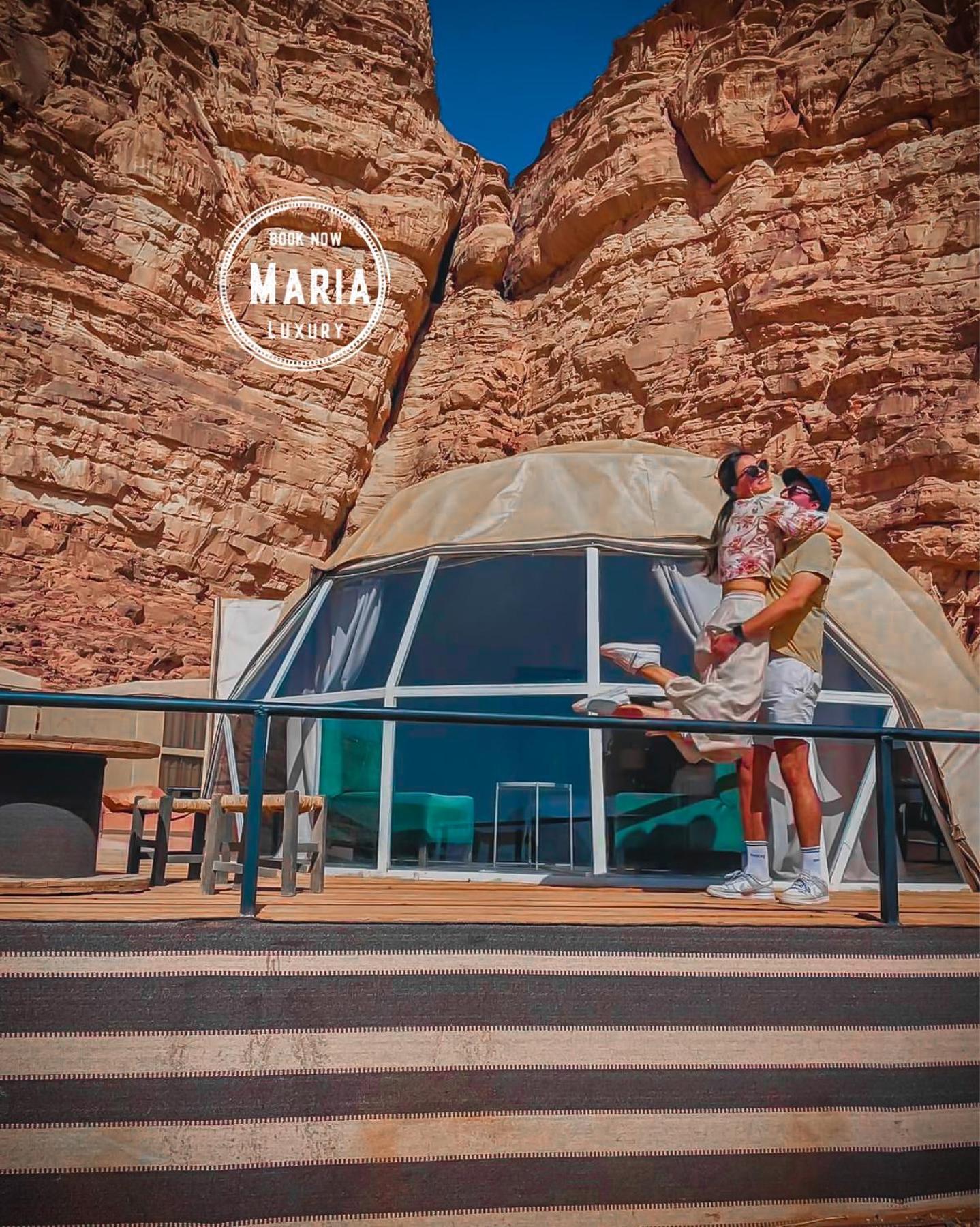 Rum Maria Luxury Camp & Bubble Rooms ワディ ・ラム エクステリア 写真