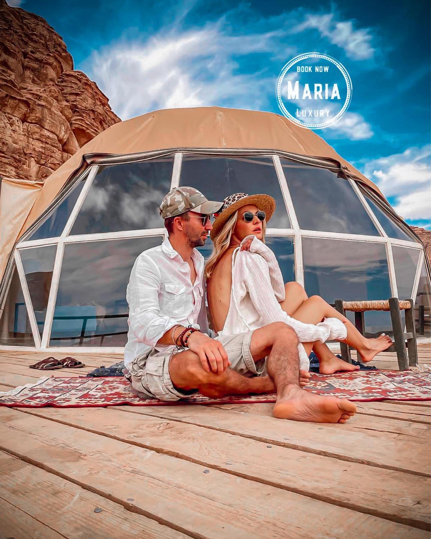 Rum Maria Luxury Camp & Bubble Rooms ワディ ・ラム エクステリア 写真