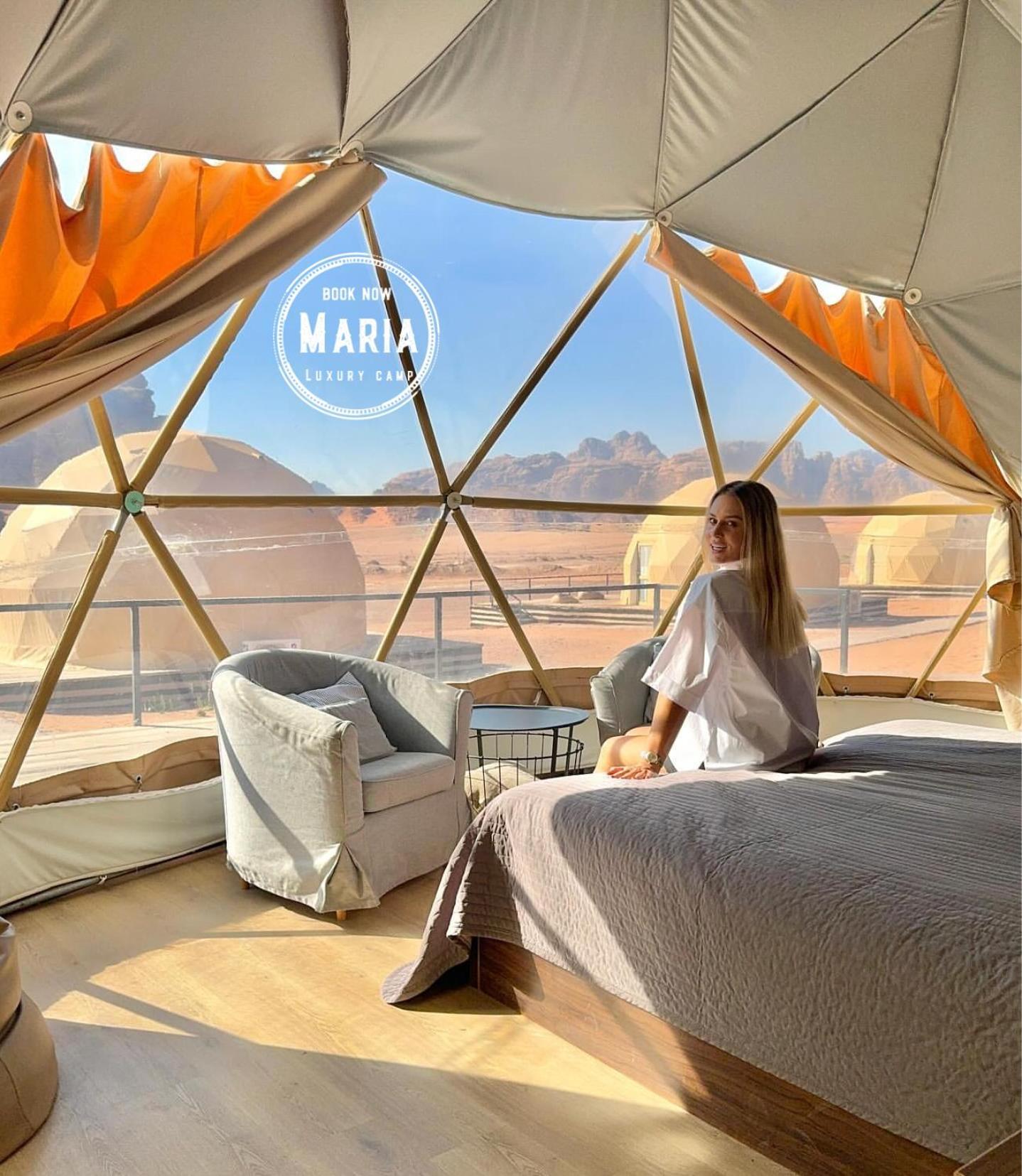 Rum Maria Luxury Camp & Bubble Rooms ワディ ・ラム エクステリア 写真